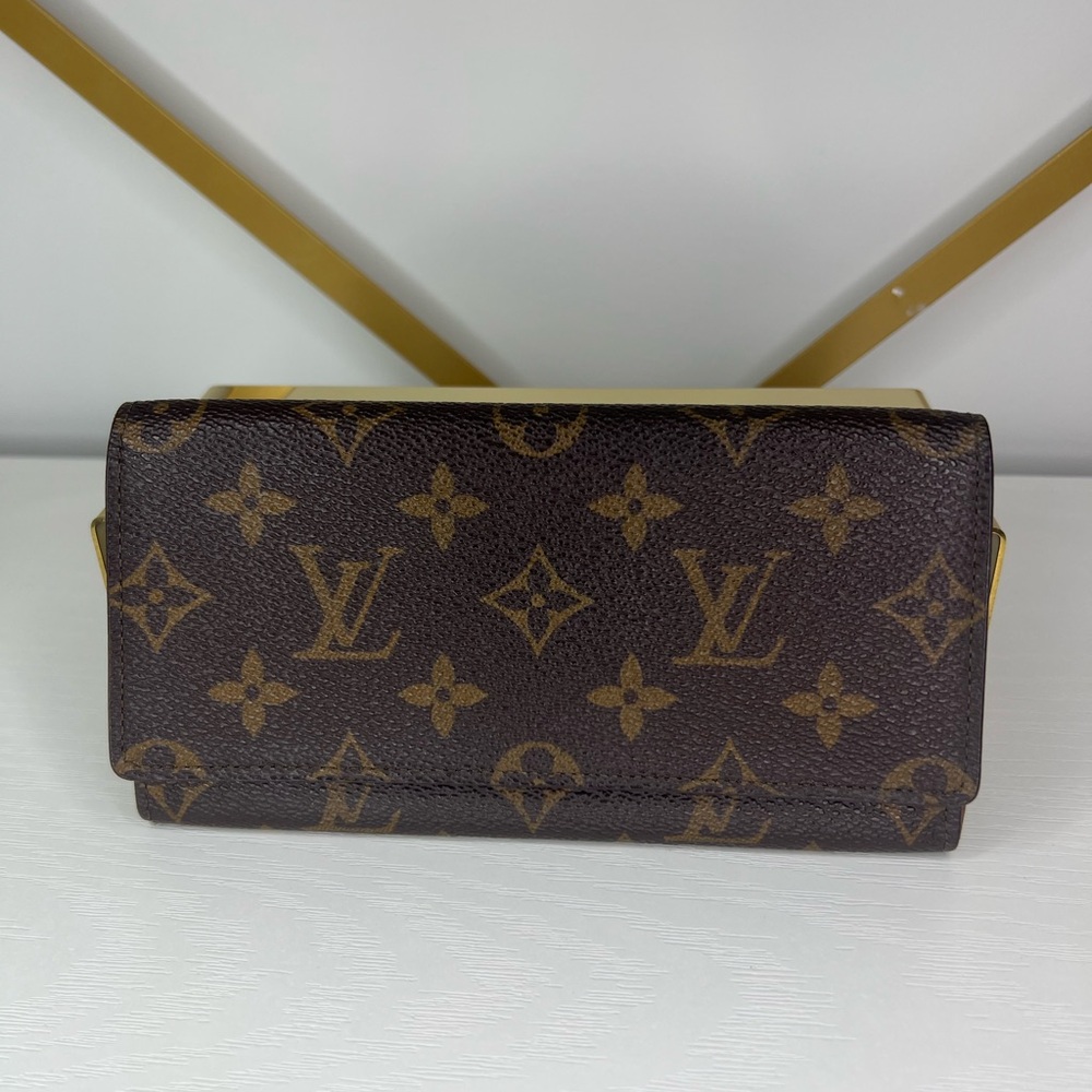 Louis Vuittton Monogram Porte Yen 3 Cartes Credit Bifold long Wallet